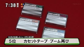 カセットテープ ブーム再び～日立マクセル 復刻版を数量限定発売 [モーニングCROSS]