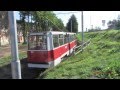 Даугавпилсский трамвай 2014 Trams of Daugavpils, Latvia - HD 1080p