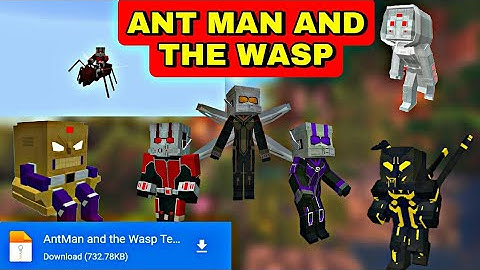 ANT MAN AND THE WASP ADDON FOR MINECRAFT PE | ANT MAN AND THE WASP ADDON MINECRAFT PE 1.19 MEDIAFIRE