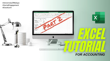 Excel Tutorial for Accounting Part 2