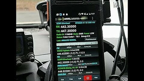 DMR Smartphone RFinder K1 Review And Demo Android DMR UHF