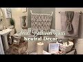 DIY Small Bathroom Makeover and Decorating Ideas! How To Decorate Neutral Half Bath