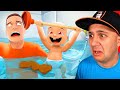 EVIL BABY Flooded The Whole BATHROOM! | Who's Your Daddy