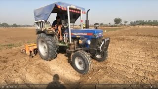 किसान खुश है डीजल खर्च से Powertrac Euro 50 NEXT tractor mileage test with rotavator in Bhainswal