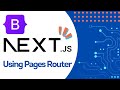 Install Next.js & Bootstrap Using Pages Router