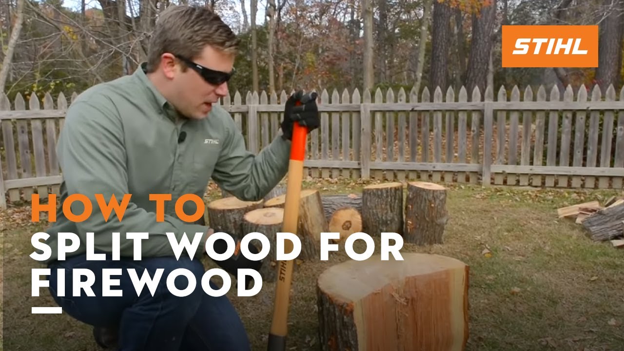 How to Choose, Cut, Split and Stack Firewood