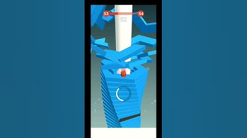 stack ball 3d gameplay😍#shorts #youtubeshorts #stackbounce #stackball #game #gaming #gameplay