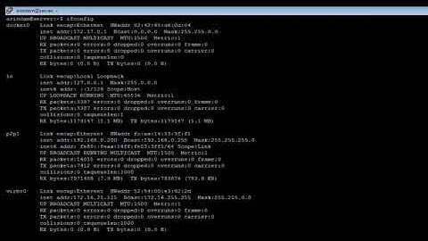Linux - ifconfig Command - w3resource