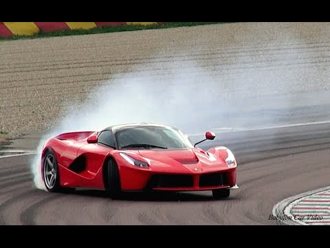 ferrari-laferrari-burnout-and-drift