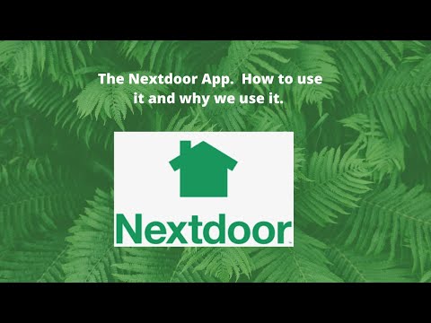 The Nextdoor App- How to use it and Why we use it? #nextdoorapp