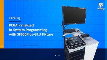 DediProg | PCBA Panelized In-System Programming with SF600Plus-G2U Fixture