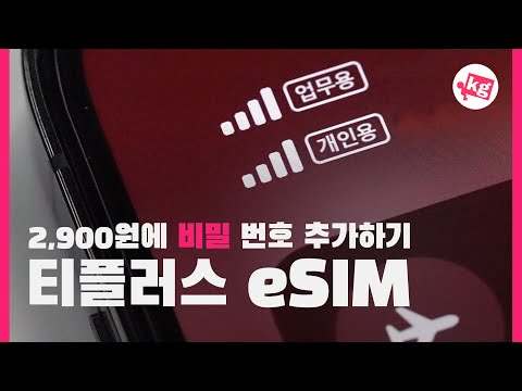 티플러스 eSIM으로 2,900원에 비밀 번호 추가하기 [4K]