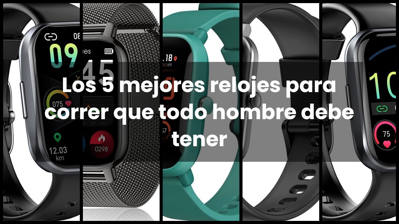 RELOJ RUNNING HOMBRE】Los 5 mejores relojes para correr que todo hombre debe  tener 🔥 