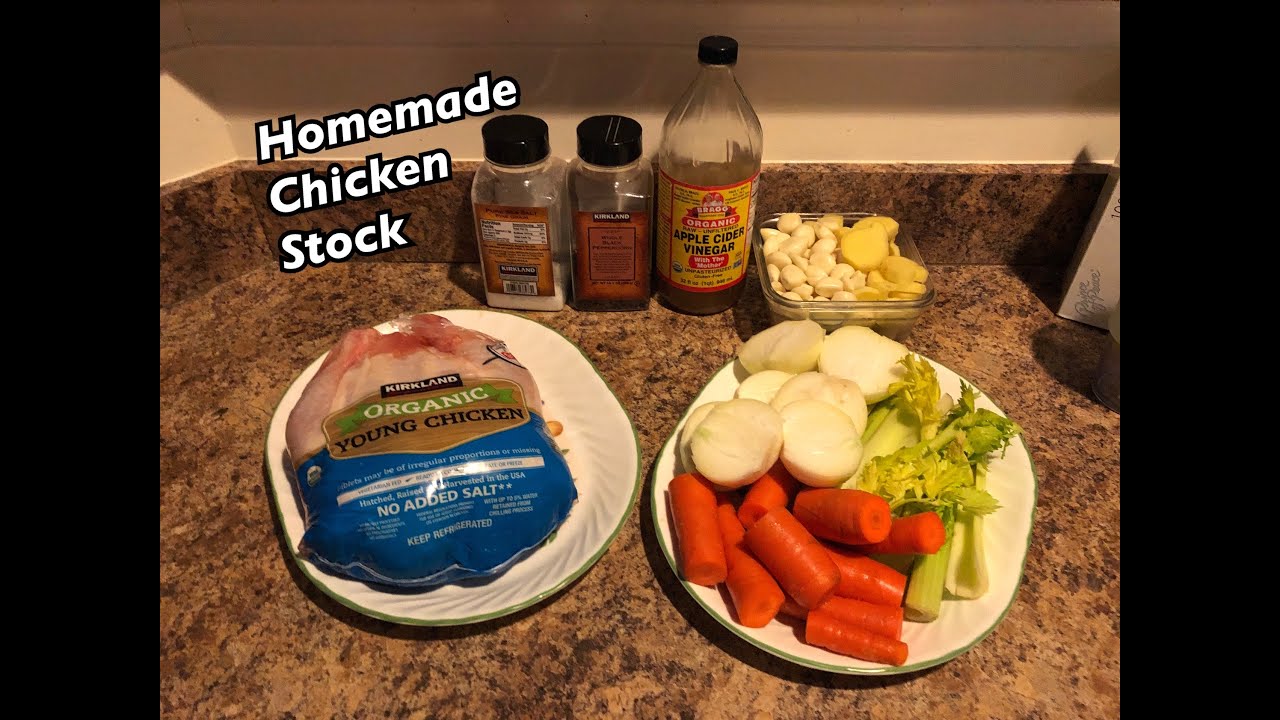 The BEST Homemade Chicken Stock YouTube