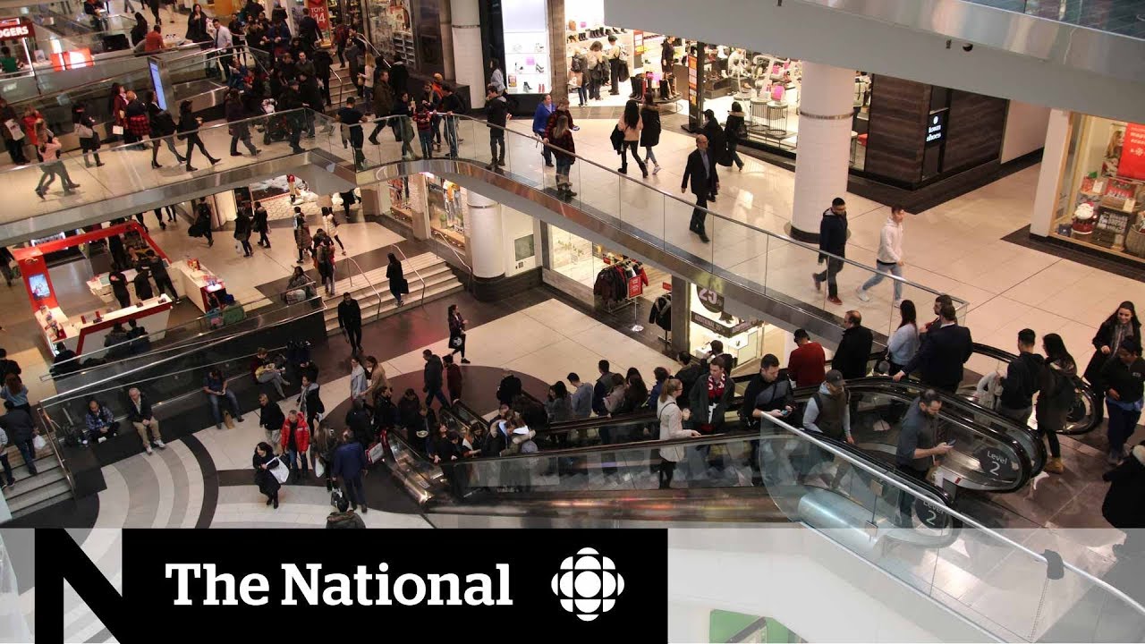 The shopping frenzy just days before Christmas