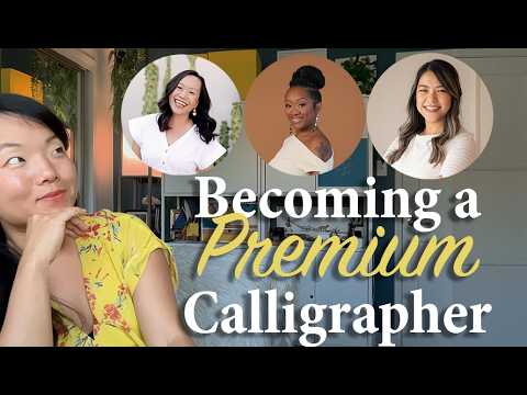 Choosing To Be A Premium Calligrapher | Creative Business Real Talk Ep. 180