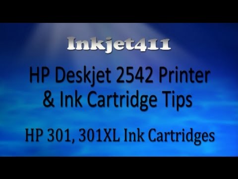 HP Deskjet 2542 Printer Tips (HP 301, 301XL Ink Cartridge)