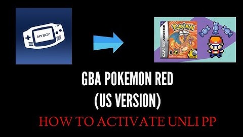 GBA: How to Activate Unlimited PP? | Cheat Code | GameBoy Pokemon Fire Red | MeyamsGaming