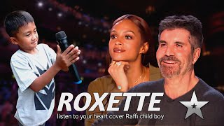 Britain's got talent This child was really amazing at singing the song Roxette the jury was amazed