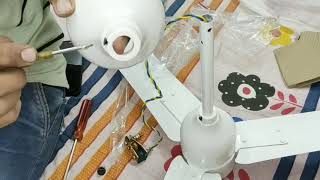 Atomberg Renesa Smart + 1200 mm BLDC Motor with Remote 3 Blade Ceiling Fan : Unboxing and Assembling