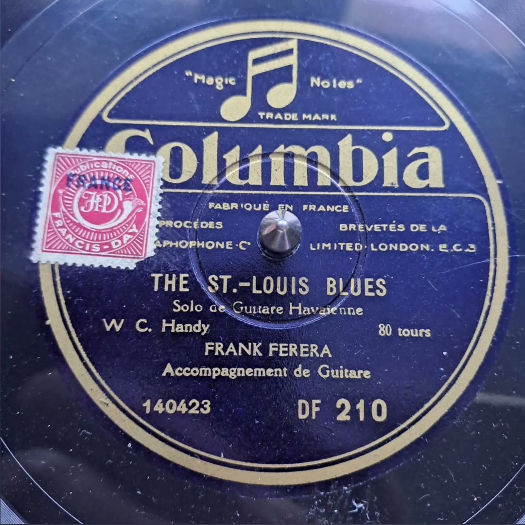 洋楽 LAFMS / Blorp Esette Frank Ferera - The St. Louis Blues 1925 #78rpm - YouTube