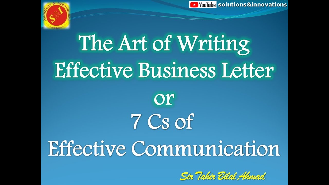 7 Cs Of Business Communication 7cs Of Effective Communication 7cs 7 cs of business communication 7cs of effective communication 7cs