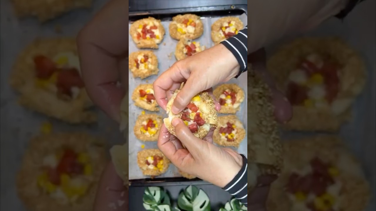 Simit Pizza #mutfakişlerimüdürü Simit Pizza #mutfakişlerimüdürü