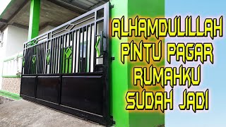 Tahap demi tahap proses Pemasangan Pintu Pagar Besi