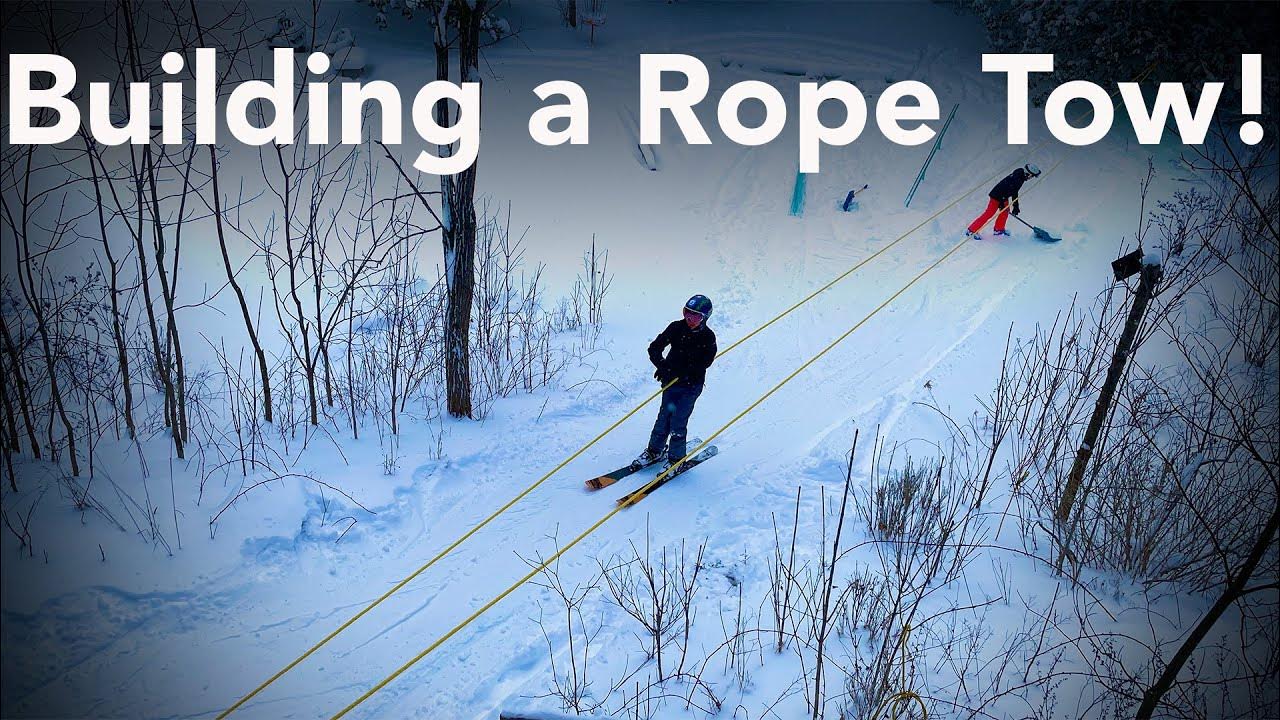 Backyard Rope Tow YouTube
