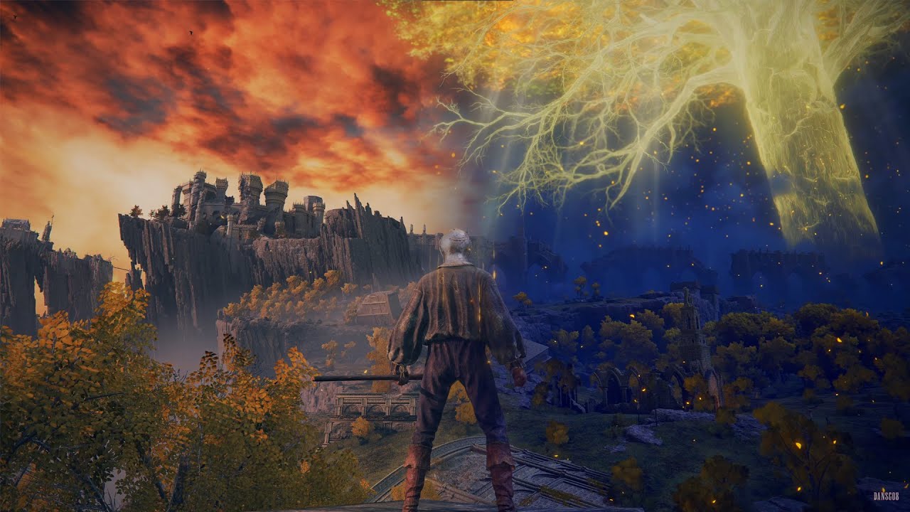 A Day In Elden Ring PS5 4K Full Day & Night Cycle (Timelapse & Full