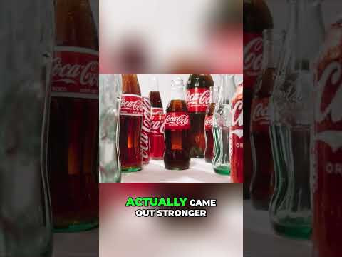 Marketing Disaster to Triumph: The Coca-Cola Classic Story #shorts