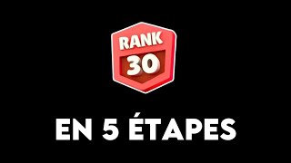 Vous aurez votre premier rang 30 après cette vidéo.