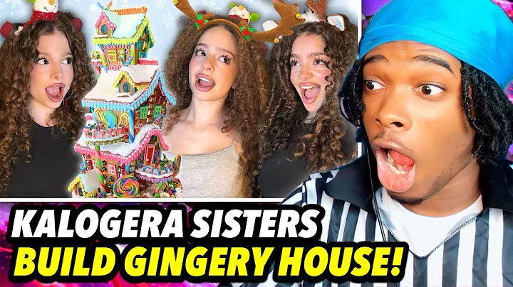 KALOGERAS SISTERS BUILD A GINGERBREAD HOUSE!