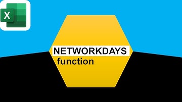 NETWORKDAYS function in Excel to calculate the number of working days between two dates
