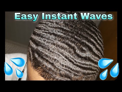 HOW TO GET WAVES IN 5 MINUTES!!! (ALL HAIR TYPES)