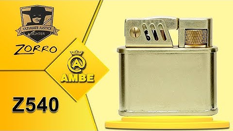 Hộp quẹt xăng đá kiểu cối độc lạ Zorro Z540 - Ambe.vn