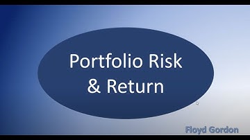 Portfolio Risk and Return