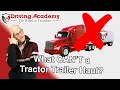 What CAN&#39;T a Tractor-Trailer Haul? CDL Driving Academy