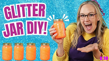 EASY DIY GLITTER JAR CRAFT | Calm Down and Relax! | Party Craft! | #glitterjar