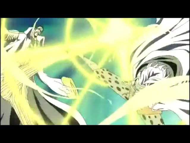 ワンピース 冥王 レイリーの蹴り Vs 海軍大将 黄猿 Impressive Scene Of One Piece Rayleigh Vs Kizaru Youtube