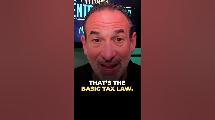 The Basic Tax Law You Need to Know #shorts