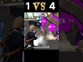 1vs4 with br rank push                       free//fire//sorts//🚒