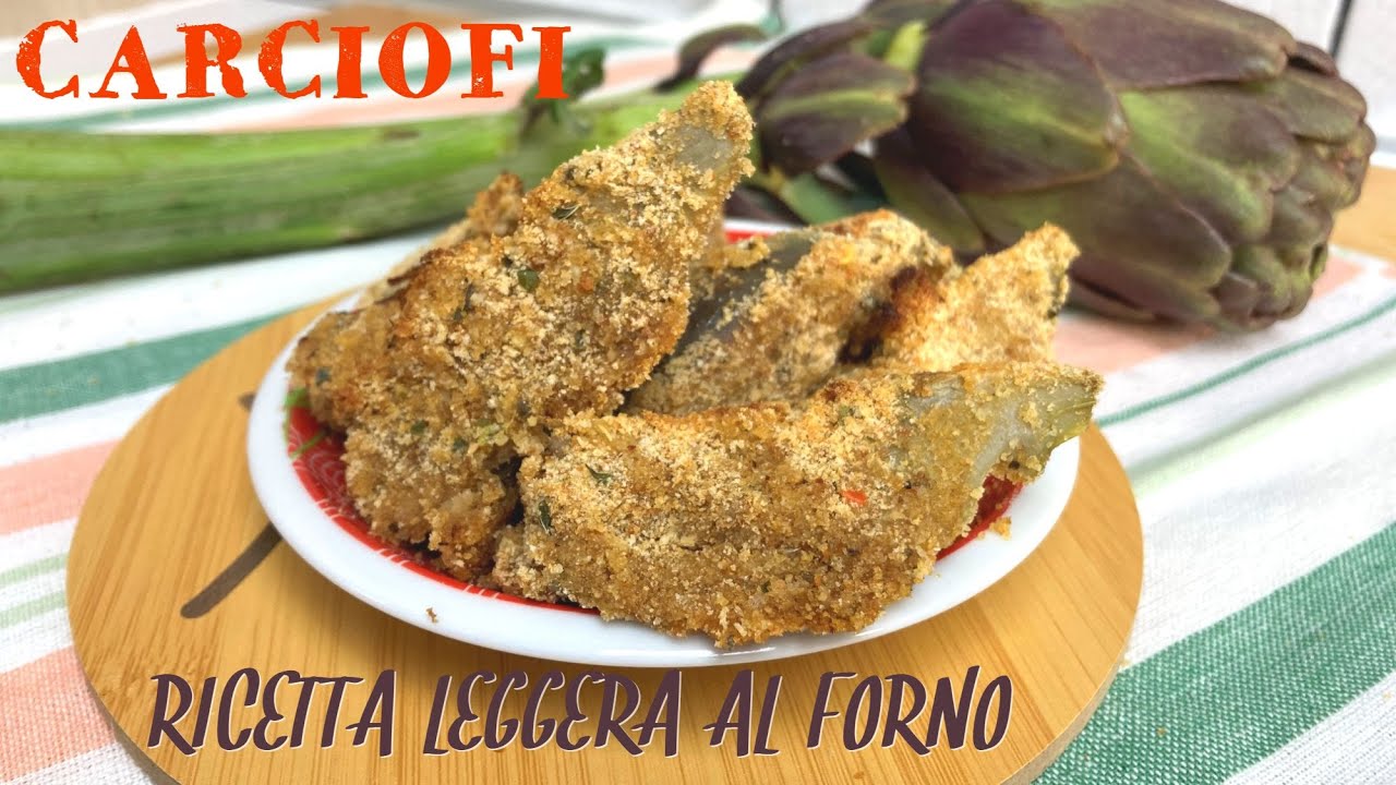 #CARCIOFI AMMUDDICATI #GRATINATI #ALFORNO (#ricetta leggera) Poco olio ma super croccanti!