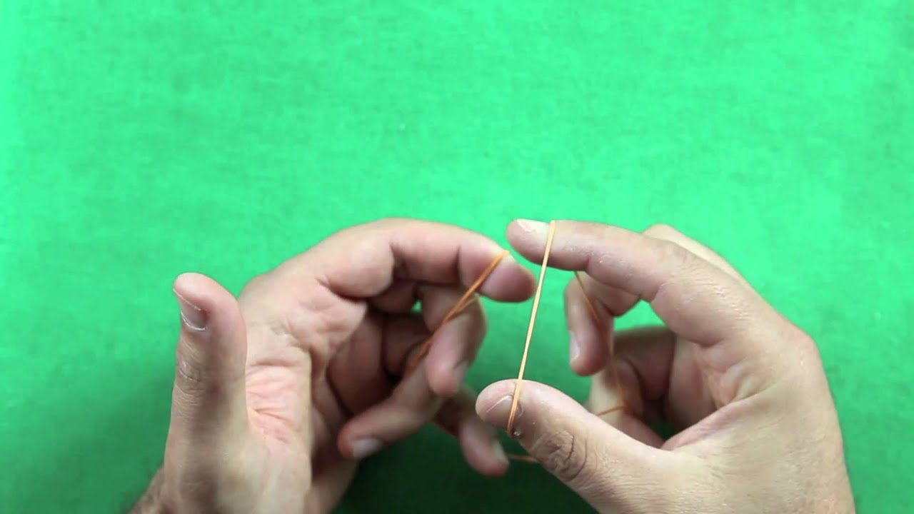 elastico rotto e ricostruito magia