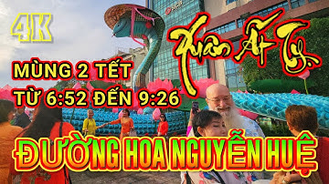 ĐƯỜNG HOA NGUYỄN HUỆ 2025 đại tiệc ÁO DÀI TẾT đẹp nhất Việt Nam