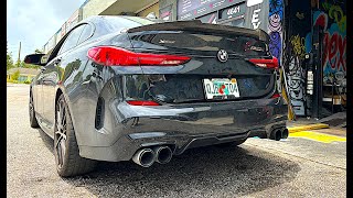 Bmw M235 Straight Piped Resonator Delete And Muffler Delete