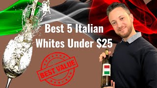 Good value Italian White wines under $25 | 2021 part 2 [Great Italian wines at a fair price] Great Italian White Wines Bring Your Own Episode 6 2018