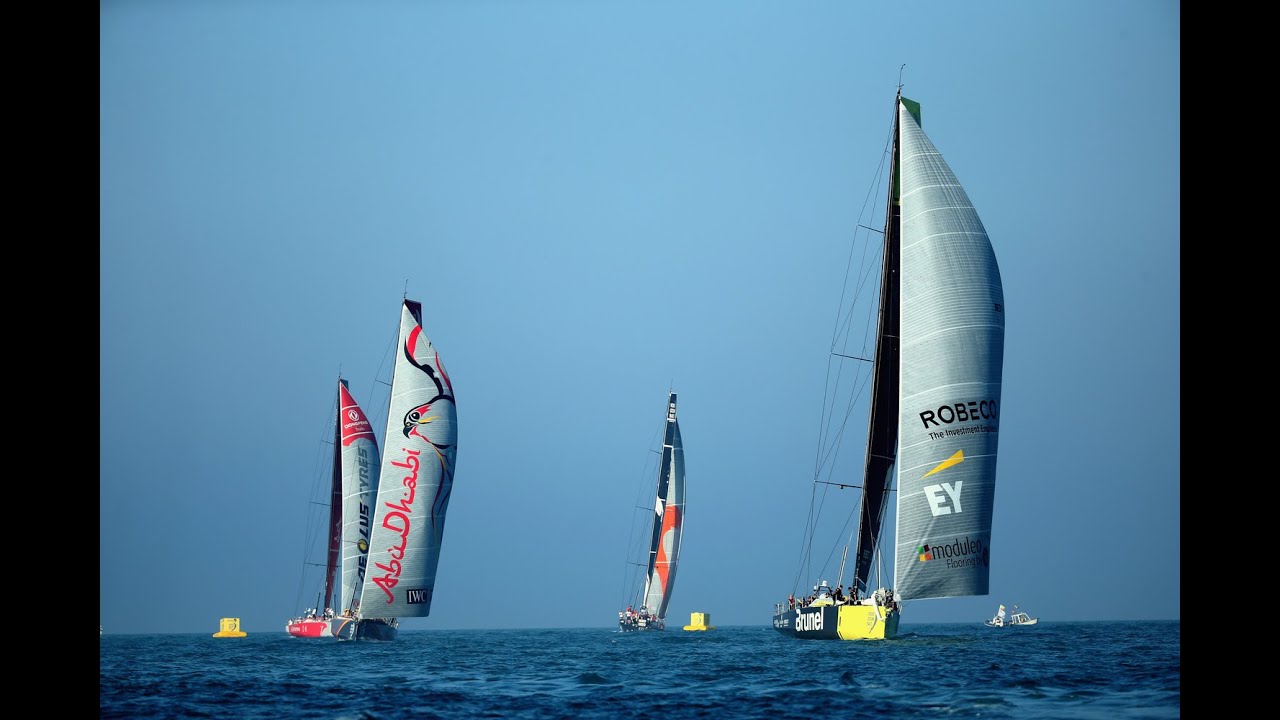 Abu Dhabi In-Port Race Highlights | Volvo Ocean Race 2014-15