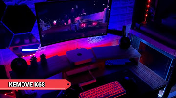 KEMOVE K68 Angel , 65% off the best mechanical gaming keyboard under $100 for Windows and Mac.