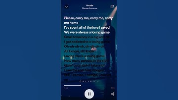 Thumbnail of Arcade - losing game💔 #onlyricss #duncanlaurence #arcade #lyrics #lyric #love